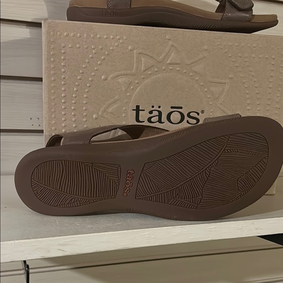 Taos Footwear Espresso Leather “TheShow” Sandals - Picture 3 of 4